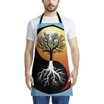 Yin Yang Tree Of Life Print Apron