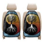 Yin Yang Tree Of Life Print Car Seat Organizers