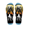 Yin Yang Tree Of Life Print Flip Flops
