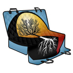 Yin Yang Tree Of Life Print Pet Car Back Seat Cover