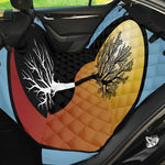Yin Yang Tree Of Life Print Pet Car Back Seat Cover