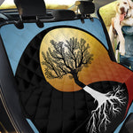 Yin Yang Tree Of Life Print Pet Car Back Seat Cover