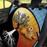Yin Yang Tree Of Life Print Pet Car Back Seat Cover