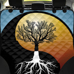 Yin Yang Tree Of Life Print Pet Car Back Seat Cover