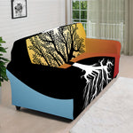 Yin Yang Tree Of Life Print Sofa Cover