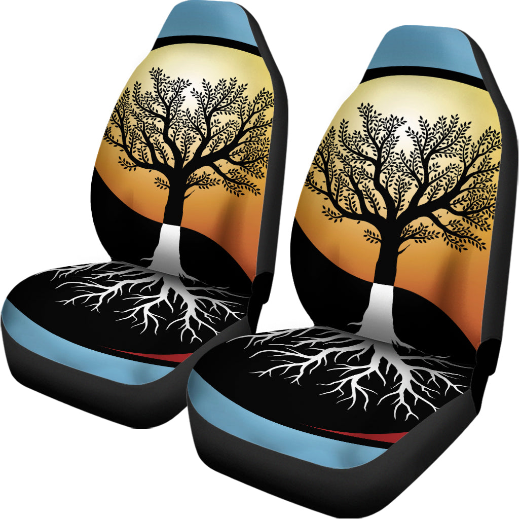 Yin Yang Tree Of Life Print Universal Fit Car Seat Covers