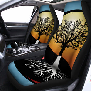 Yin Yang Tree Of Life Print Universal Fit Car Seat Covers
