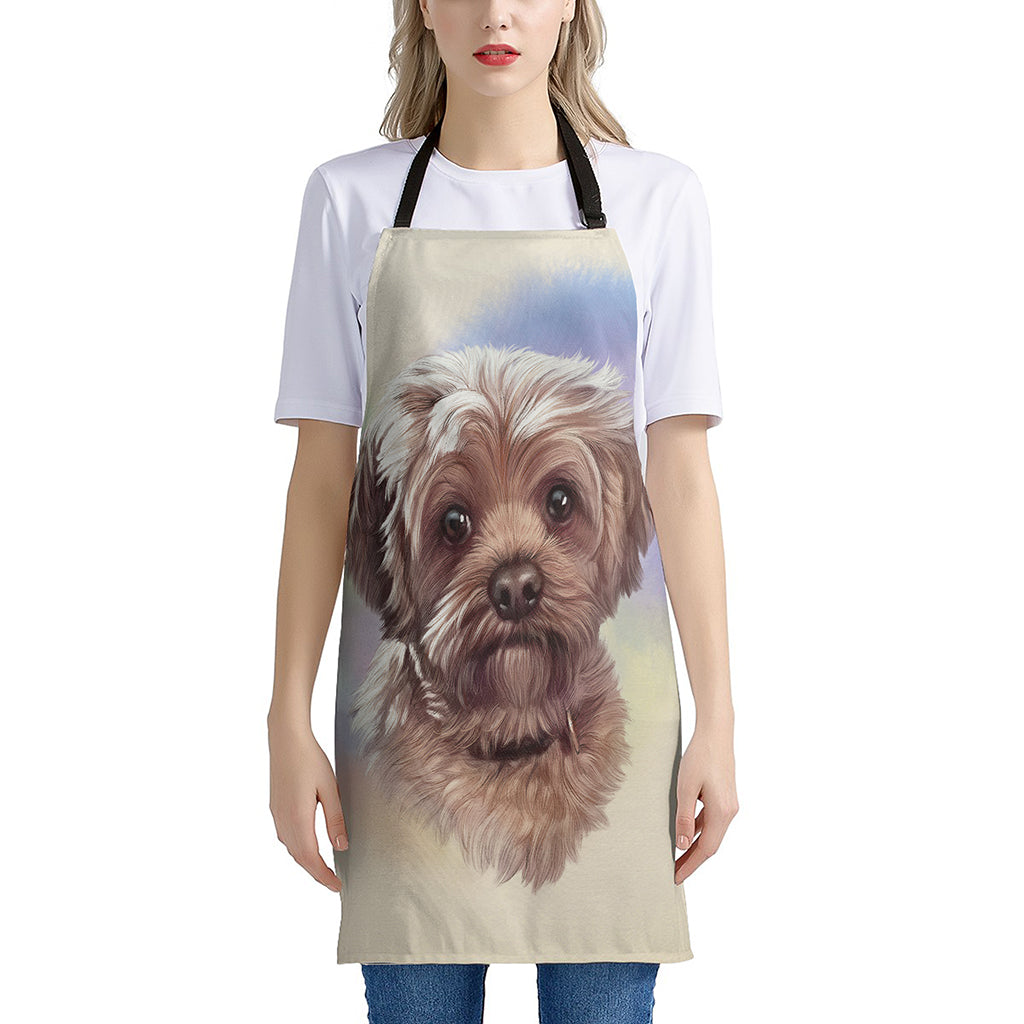 Yorkshire Terrier Portrait Print Apron