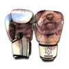 Yorkshire Terrier Portrait Print Boxing Gloves