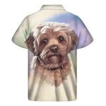 Yorkshire Terrier Portrait Print Men's Short Sleeve Shirt