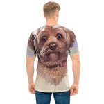 Yorkshire Terrier Portrait Print Men's T-Shirt