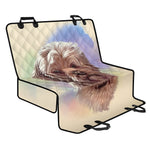 Yorkshire Terrier Portrait Print Pet Car Back Seat Cover