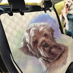 Yorkshire Terrier Portrait Print Pet Car Back Seat Cover