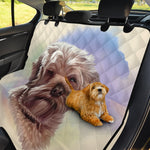 Yorkshire Terrier Portrait Print Pet Car Back Seat Cover