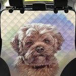 Yorkshire Terrier Portrait Print Pet Car Back Seat Cover