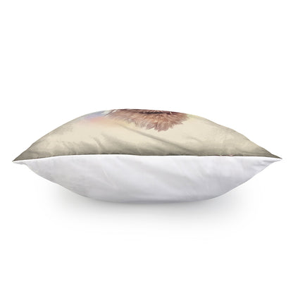 Yorkshire Terrier Portrait Print Pillow Cover