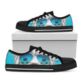 Yorkshire Terrier With Sunglasses Print Black Low Top Sneakers