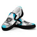 Yorkshire Terrier With Sunglasses Print Black Slip On Sneakers