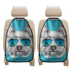 Yorkshire Terrier With Sunglasses Print Car Seat Organizers