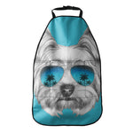 Yorkshire Terrier With Sunglasses Print Car Seat Organizers