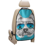 Yorkshire Terrier With Sunglasses Print Car Seat Organizers