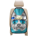 Yorkshire Terrier With Sunglasses Print Car Seat Organizers