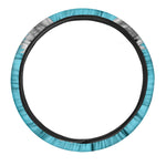 Yorkshire Terrier With Sunglasses Print Car Steering Wheel Cover