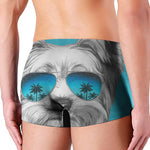 Yorkshire Terrier With Sunglasses Print Men's Boxer Briefs