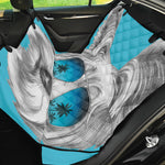 Yorkshire Terrier With Sunglasses Print Pet Car Back Seat Cover