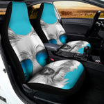 Yorkshire Terrier With Sunglasses Print Universal Fit Car Seat Covers