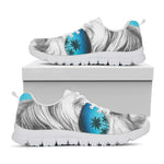 Yorkshire Terrier With Sunglasses Print White Sneakers