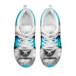 Yorkshire Terrier With Sunglasses Print White Sneakers