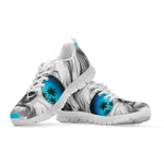 Yorkshire Terrier With Sunglasses Print White Sneakers