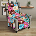 Yummy Donut Pattern Print Armchair Protector