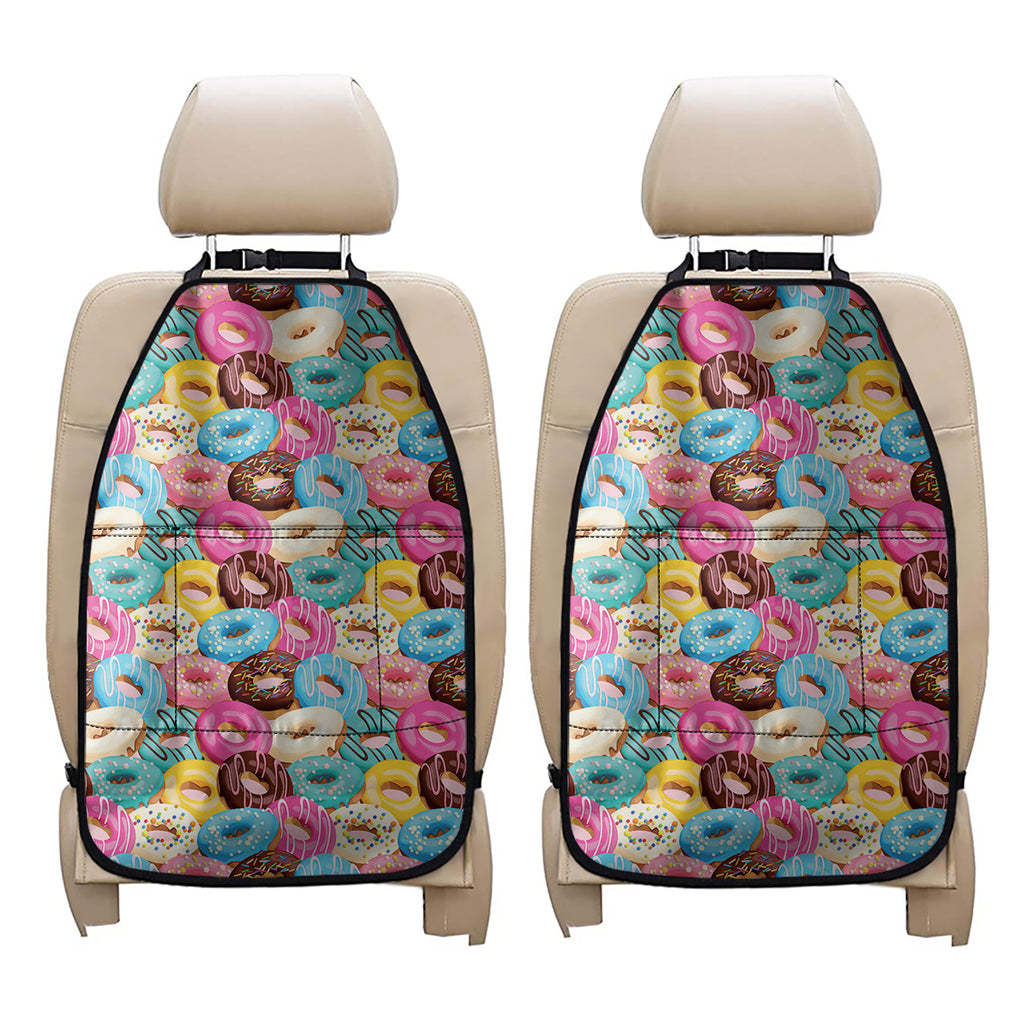 Yummy Donut Pattern Print Car Seat Organizers