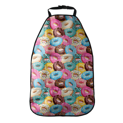 Yummy Donut Pattern Print Car Seat Organizers
