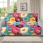 Yummy Donut Pattern Print Futon Protector