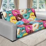 Yummy Donut Pattern Print Futon Protector