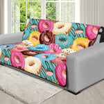 Yummy Donut Pattern Print Futon Protector