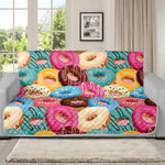 Yummy Donut Pattern Print Futon Protector