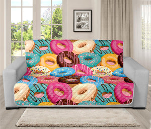 Yummy Donut Pattern Print Futon Protector