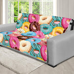 Yummy Donut Pattern Print Futon Protector