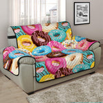 Yummy Donut Pattern Print Half Sofa Protector