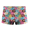 Yummy Donut Pattern Print Men's Boxer Briefs