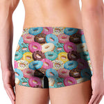 Yummy Donut Pattern Print Men's Boxer Briefs