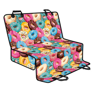 Yummy Donut Pattern Print Pet Car Back Seat Cover