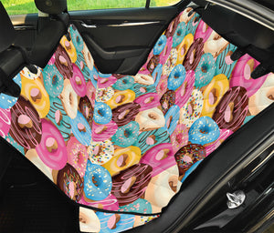 Yummy Donut Pattern Print Pet Car Back Seat Cover