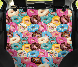 Yummy Donut Pattern Print Pet Car Back Seat Cover