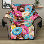 Yummy Donut Pattern Print Recliner Protector