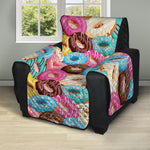 Yummy Donut Pattern Print Recliner Protector